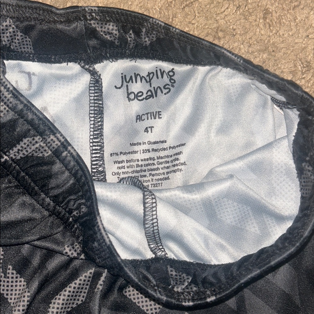 3 for $12! Boys 4t Black and Gray Athletic Shorts Jumping Beans Kids Shorts 4t - Picture 2 of 2